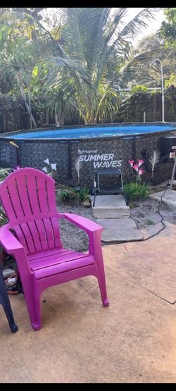 Summer WAVES Pool 12 Feet by  33 Inches  Used 1 Year