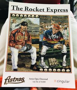 Houston Astros The Rocket Express SGA Print