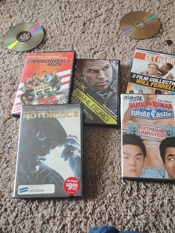 Numerous DVDs