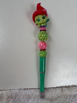 Character beaded pen