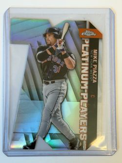 2021 Topps Chrome Update Platinum Players Mike Piazza #CPDC-18 Die-Cut