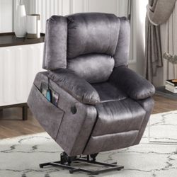 PWER MOTION LIFT CHAIR/RECLINER WITH HEAT AND MASSAGE FEATURE