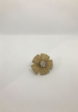 Flower metal ring