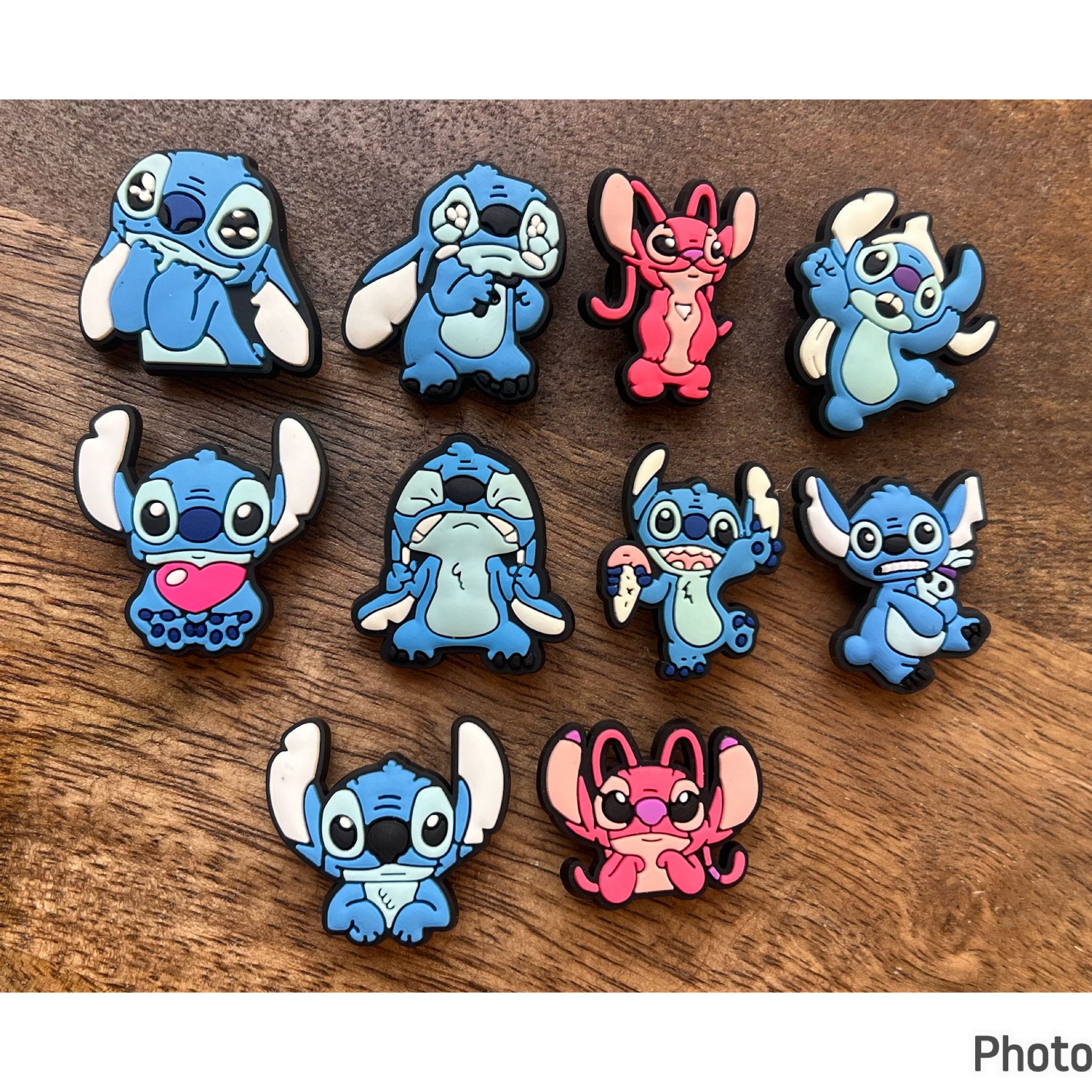 Stitch, Croc Charms Bundle