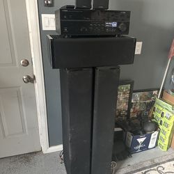 Definitive Speakers, Subwoofer & Yamaha Receiver
