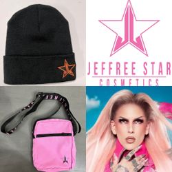 Jeffree Star NWOT Bag And Beanie Bundle 