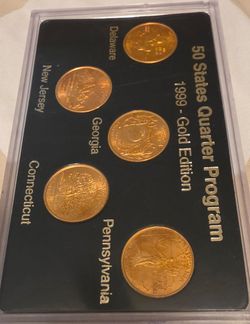 1999 50 States Quarter Program Gold Edition