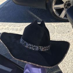 Cowgirl Cheeta Print Hat