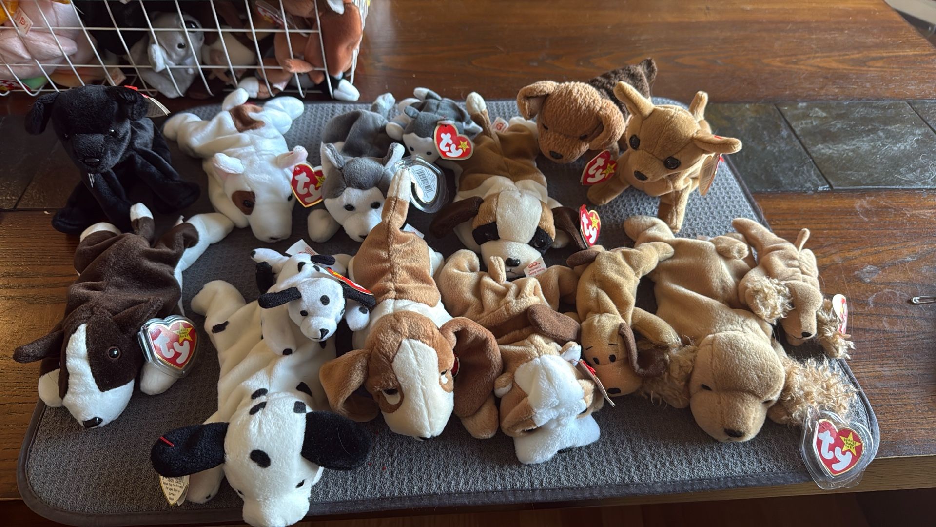 TY Retired DOGS🐶 Beanie Babies Lot Of 15 NWT