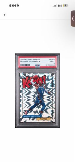 2018 Panini Kaboom Russell Westbrook PSA 9