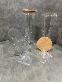 Glass snow globe DIY cups/ tumblers.
