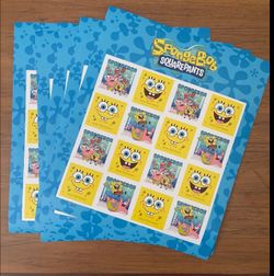 5 sheets SpongeBob SquarePants forever stamps