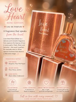 🌹 Love Heart – Rose Edition Eau de Parfum 🌹