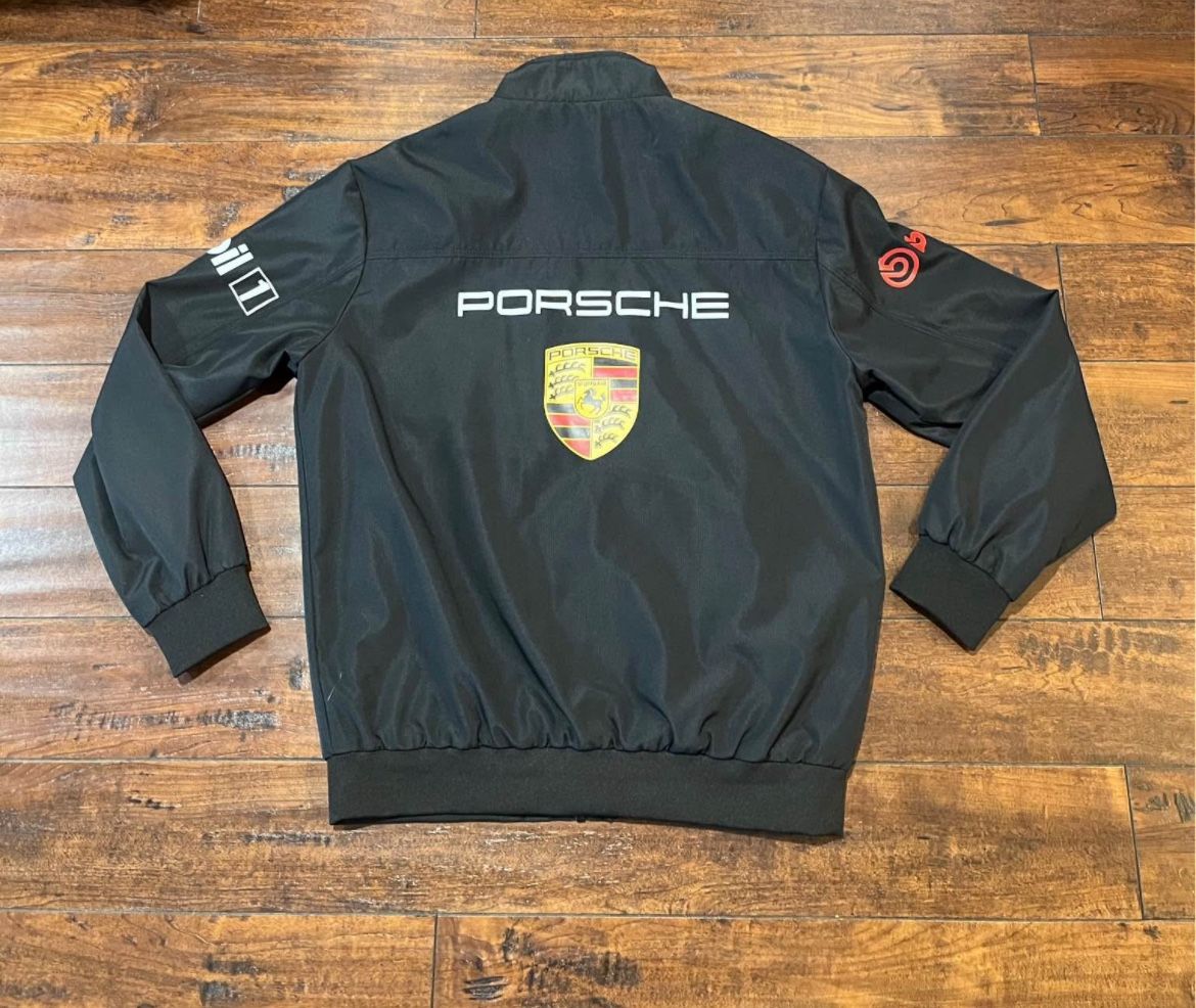 Porsche 911 lightweight windbreaker bomber jacket Size L Porsche fans: 911 930 993 964 996 997 Boxter