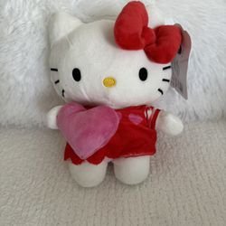 Hello Kitty Sanrio Stuff Animal 8” New With Tags