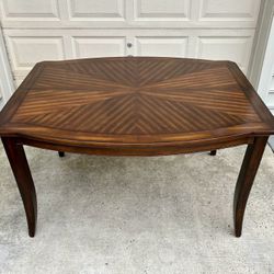 Stylish Wood Dining Table (Counter Height) 60” L x 46” W x 36” H