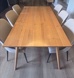 Dining Table Set with 6 Chairs