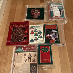 LOTS OF HALLMARK ORDAMENT BOOKS