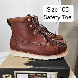Red Wings Irish Setter Safety Toe Work Boots Size 10