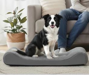 FurHaven 36" Contour Dog Bed for Medium to Large Dogs