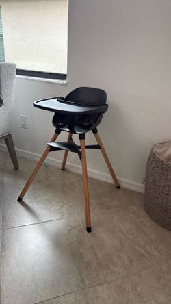 Nano high chair in black