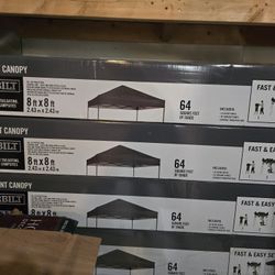 New Everbilt
8 ft. X 8 ft. Grey Straight Leg Instant Canopy Pop Up Tent Sto-N-Go