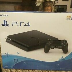 New w/ box Sony PS 4 PlayStation 4 Slim 1TB Console - Jet Black

