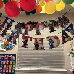 Ninjago Birthday Decor