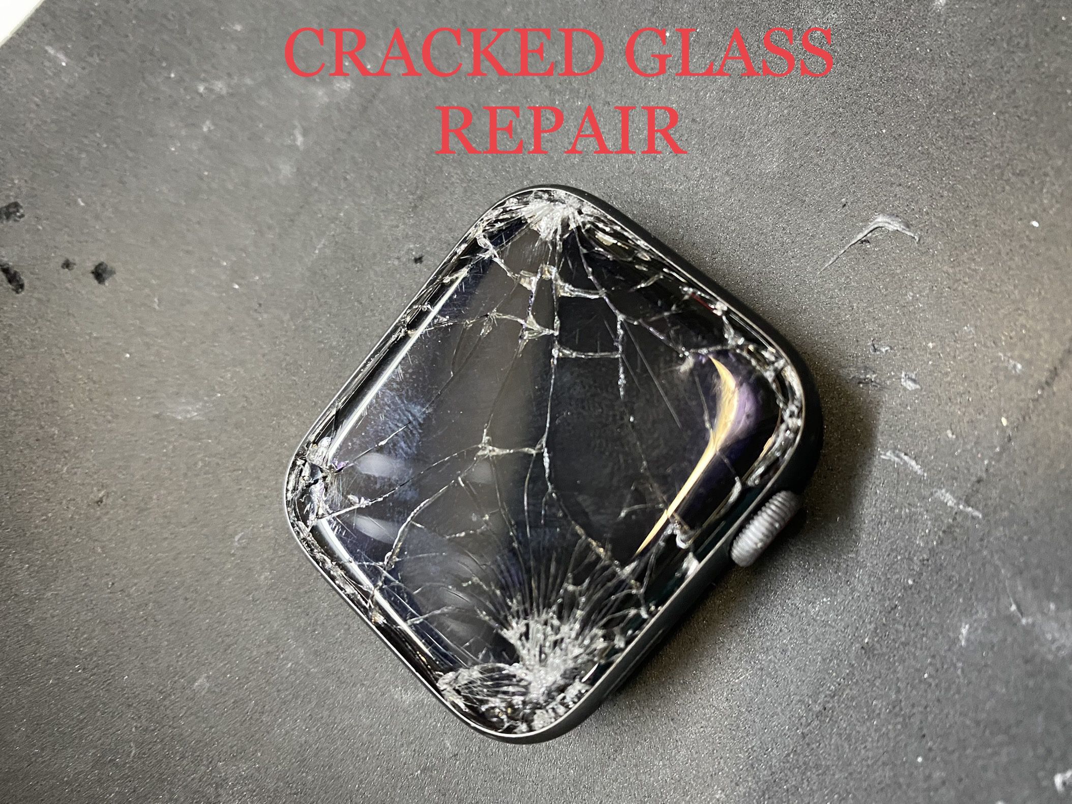 Cracked Glass Screen Repair For Apple Watch