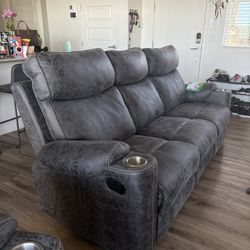 Sofa And Recliner 