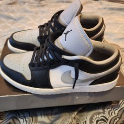 Jordan's 1 , SIZE 12, BLACK AND GREY