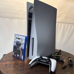 PS5 PlayStation 5 With 1 Controller All Cables & Madden 24