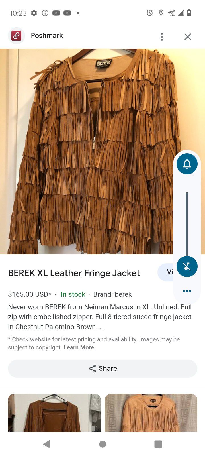 Berek Brown Leather Jacket 
