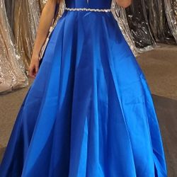 Still AVAILABLE Royal Blue Prom Dress Size 4