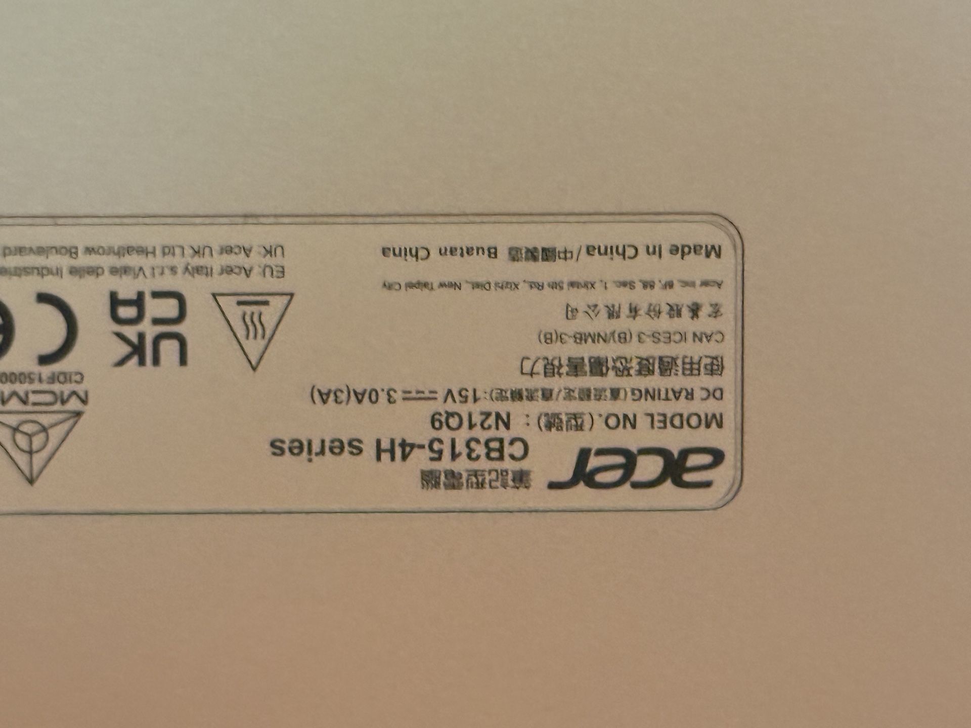 Acer Chromebook