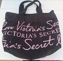 Victoria’s Secret Tote – Black w/ Pink Lettering