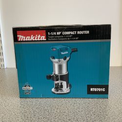 Makita Compact Router Electric New In Box 