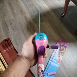 2 Little Girls Fishing Poles