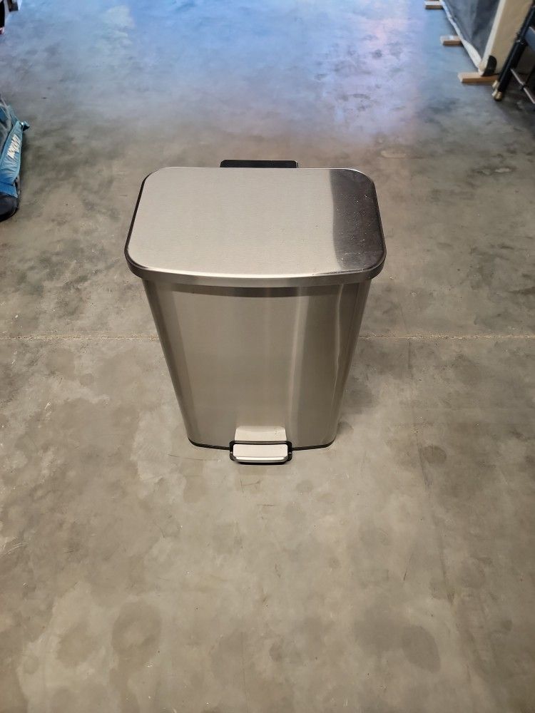 13.2gal Stainless Steel Garbage Can