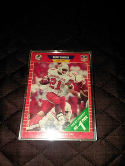 Barry Sanders rookie card