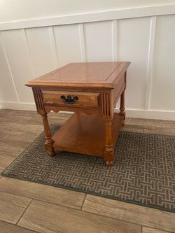 Broyhill Wood Side Table