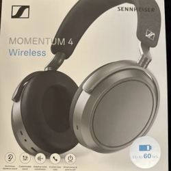 Sennheiser - MOMENTUM 4 Wireless Adaptive Noise-Canceling Over-The-Ear Headphones - Graphite