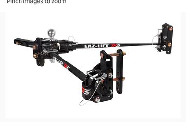 Camco Eaz-Lift TR3 600lb Weight Distribution Hitch Kit - Features 800lb Max Tongue Weight Rating, Pre-Installed 2-5/16-inch Hitch Ball, and Adjustable