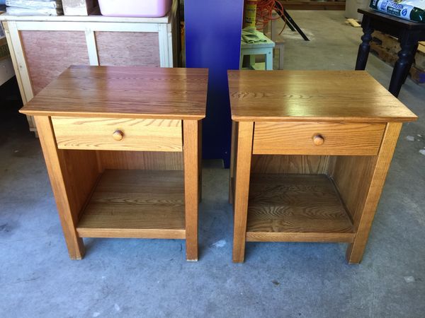 2 Vermont Tubbs Nightstands Solid Ash For Sale In Kirkland Wa