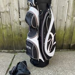 Lynx Lady Regalia Cart Golf Bag 14 Way Divided, Cooler Pocket With Rain Cover