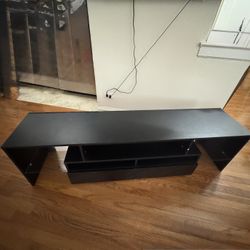 Black TV Stand 
