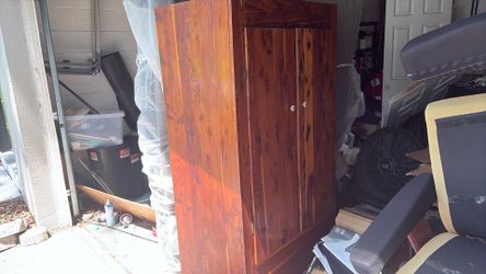 Handcrafted pine/cedar closet ￼