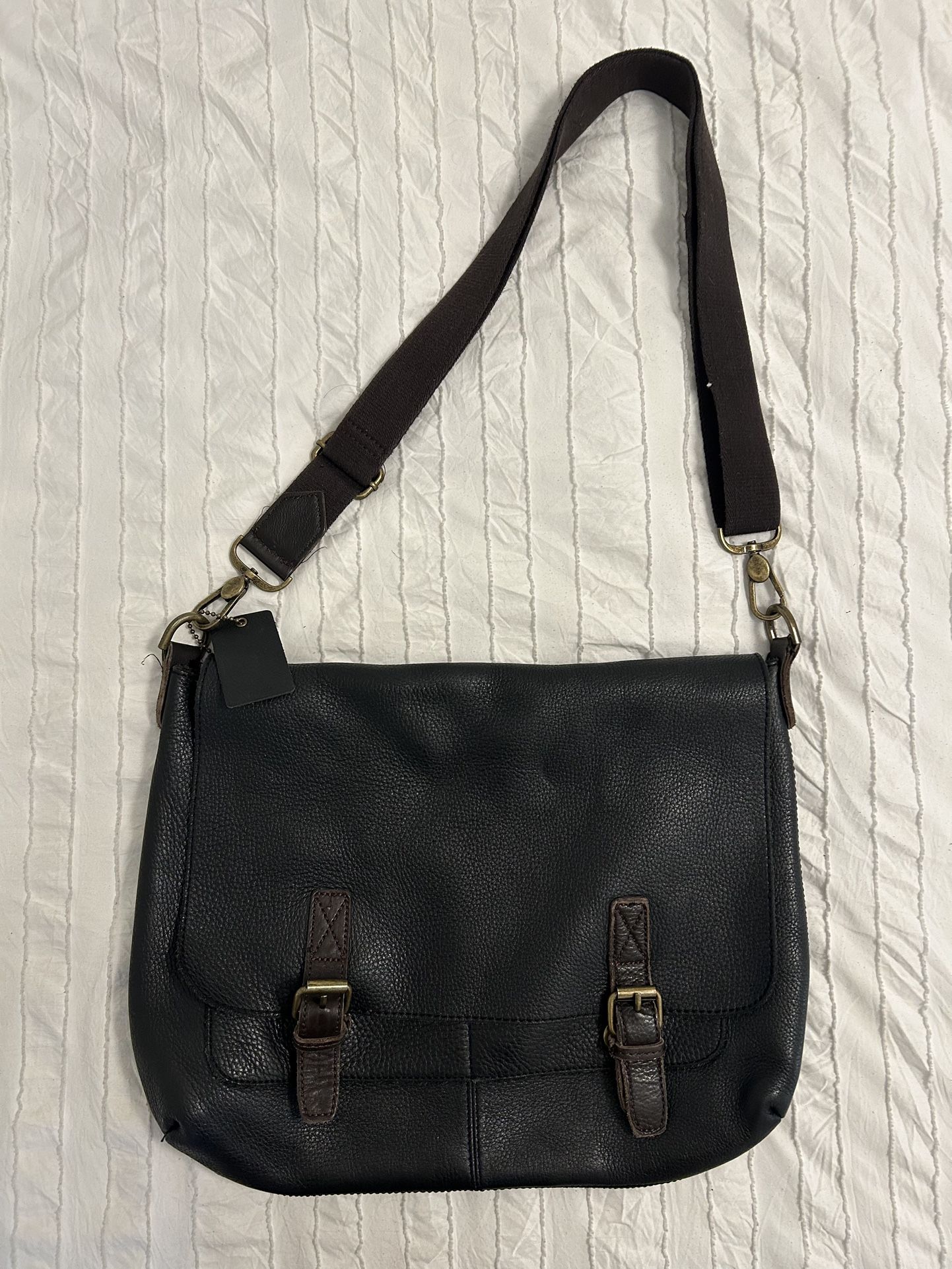 Aldo Leather Messenger Bag 