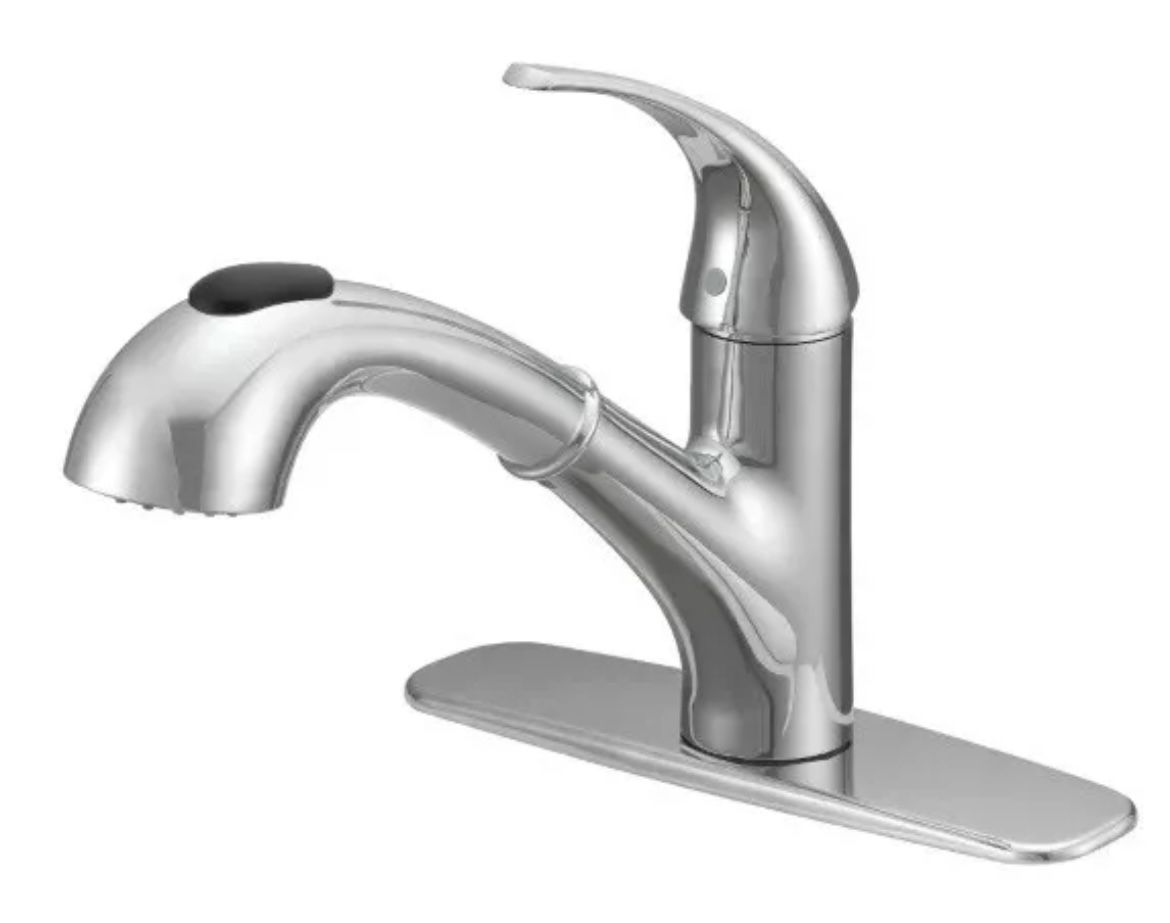8” single handle pull out kitchen faucet FP4A4061NP-CTK1 Danze Dekade HD Supply