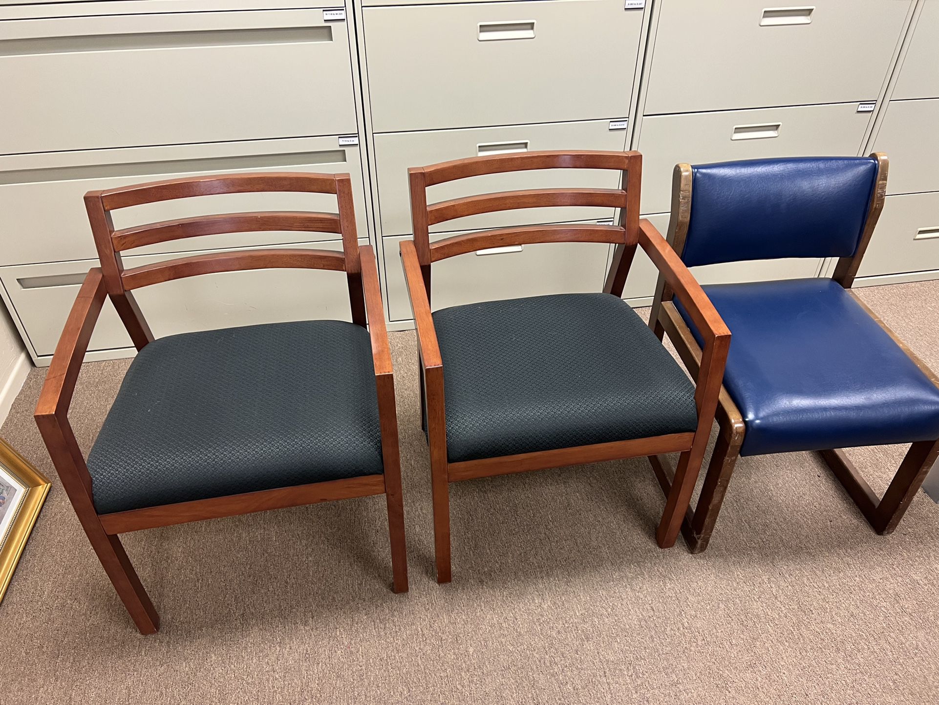 Three Office Chairs 